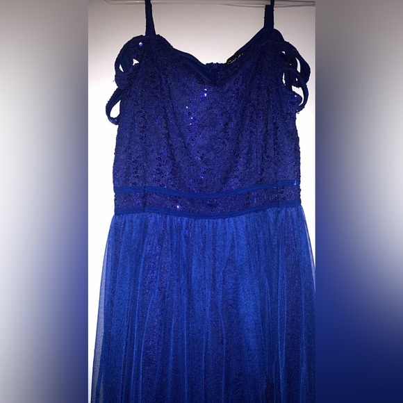 Royal Blue Dress For Women in Size Large - Picture 2 of 8